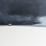 Acrylique sur toile marouflée sur bois · 64x56 cm